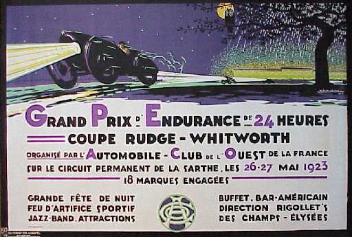 Le Mans Poster 1923