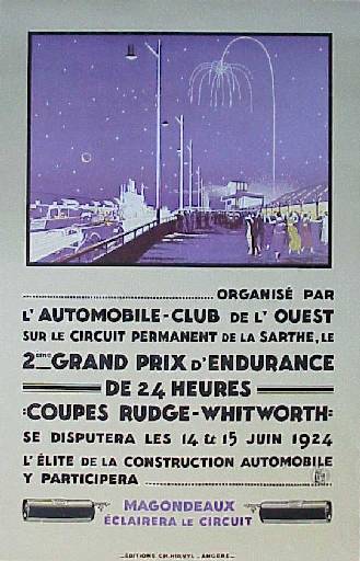 Le Mans Poster 1924