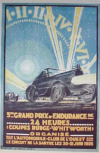 Le Mans Poster 1925