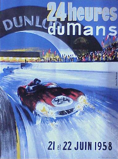 Le Mans Poster 1958
