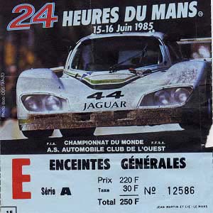 Eintrittskarte 1985