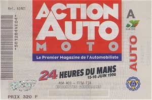 Eintrittskarte 1996