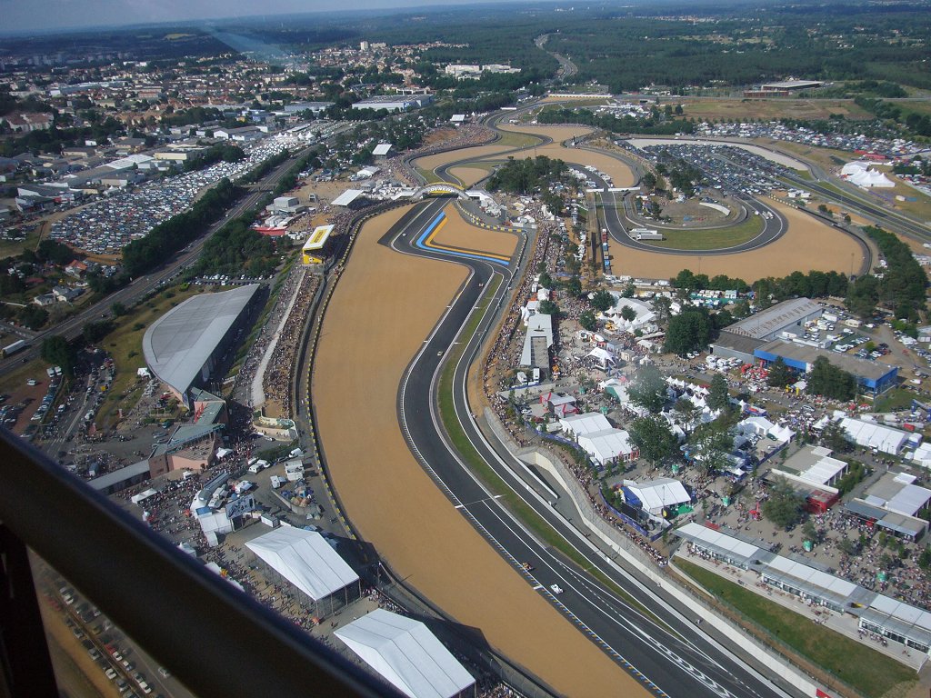 Le Mans 2008: Luftbild der Dunlop-Schikane